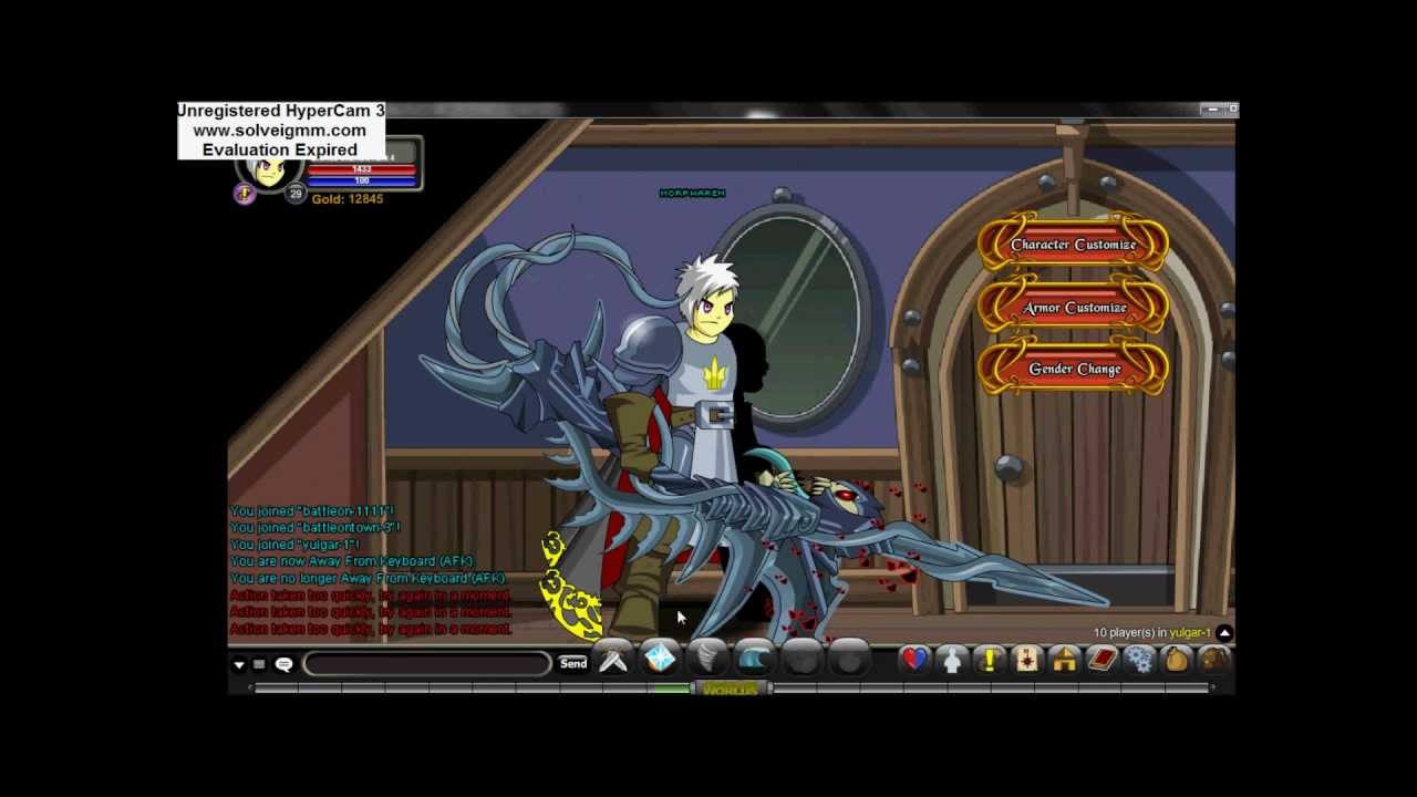 AQW Dark Mystic Unholy Reaper of Nulgath Link Below!!!!! - YouTube