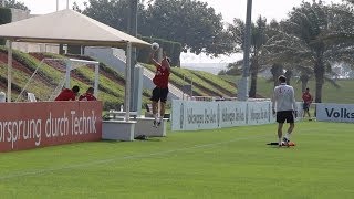 FC Bayern in Doha: Rebound-Training made by Schweinsteiger (07.01.2014)