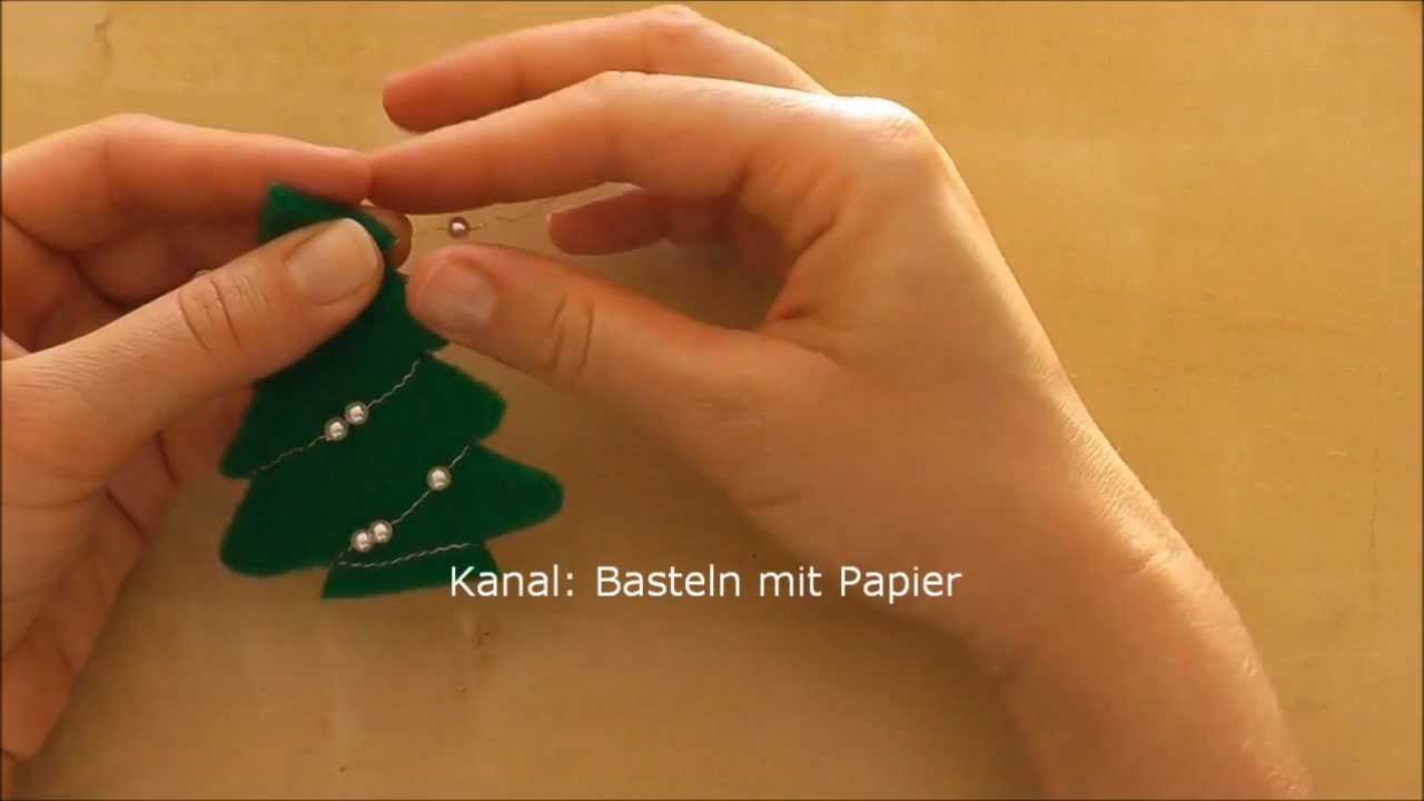 Basteln zu Weihnachten: Einige Bastelideen - YouTube