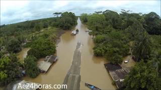 RIO MADEIRA INVADE BR 364; ACRE ISOLADO! - 22.02.2014