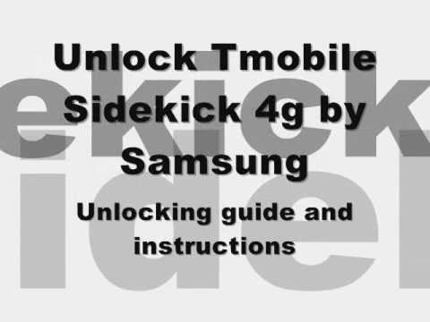 ... 4G T839 - How to Unlock Samsung Sidekick 4g Simcard by Unlock Code