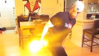 LIGHTING FARTS ON FIRE!