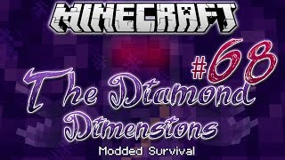 "TO THE MOON!!" | Diamond Dimensions Modded Survival #68 | Minecraft