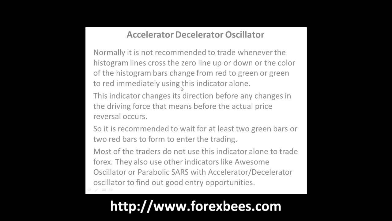 Forex accelerator/decelerator oscillator
