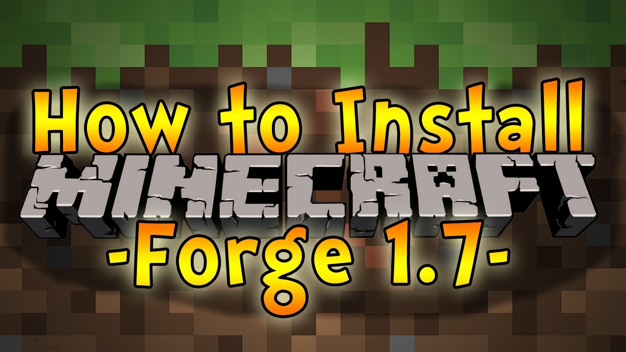 How to install Minecraft Forge Mod Loader- 1.7.2! (PC) - YouTube