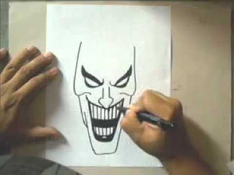 How to draw The Joker - YouTube