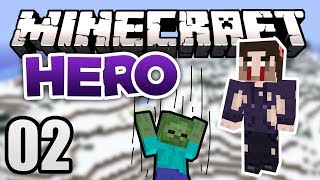 Minecraft HERO #02 - Es regnet ZOMBIES! / Verloren im Eis!