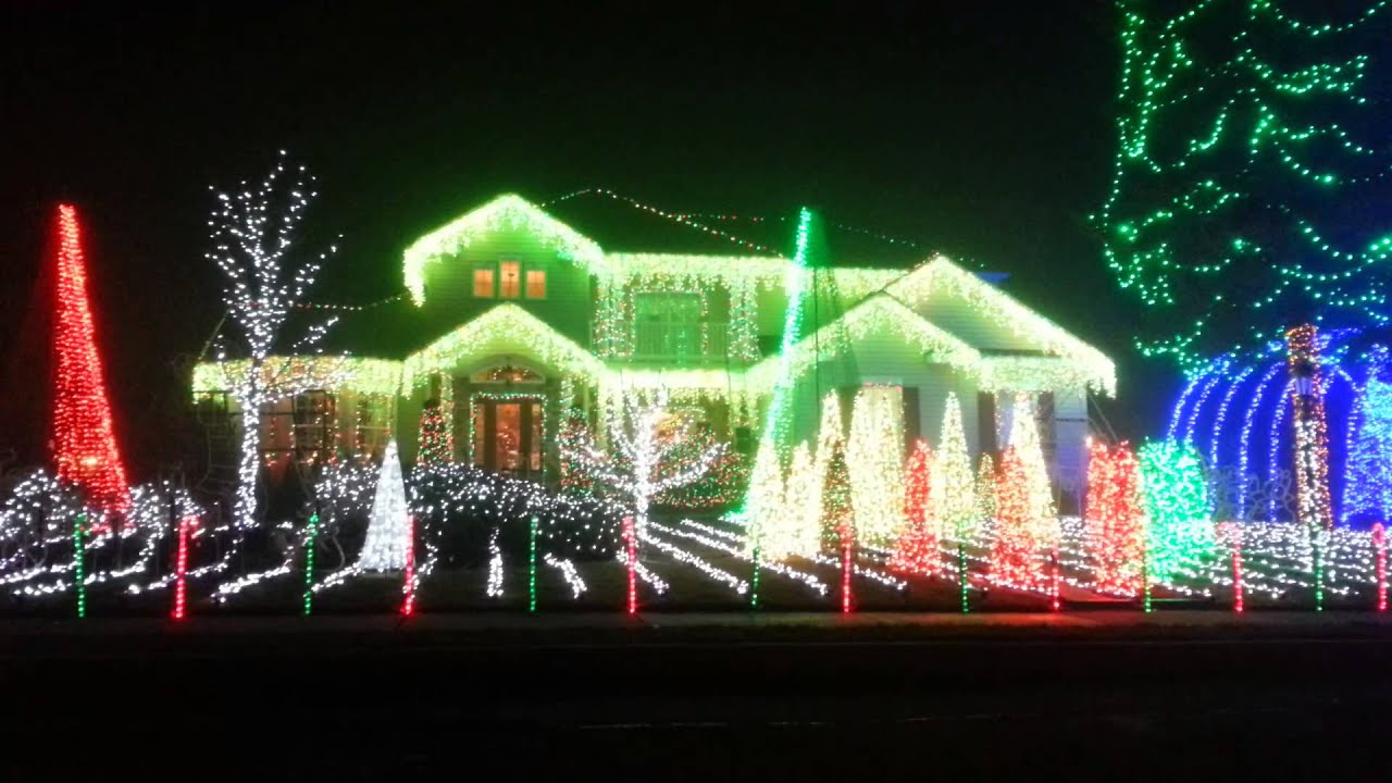 Christmas Light Show Absecon 2012 - YouTube