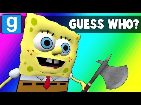 Gmod Guess Who Funny Moments Krusty Krab is Unstable Garrys Mod