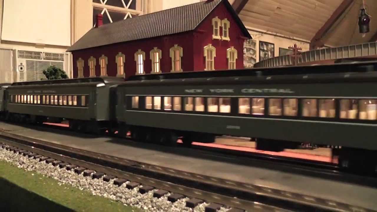 3rd Rail New York Central T3 and other O Gauge Trains in HD - YouTube
