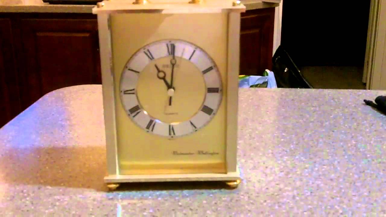 Seiko Westminister Whittington Mantel Clock YouTube