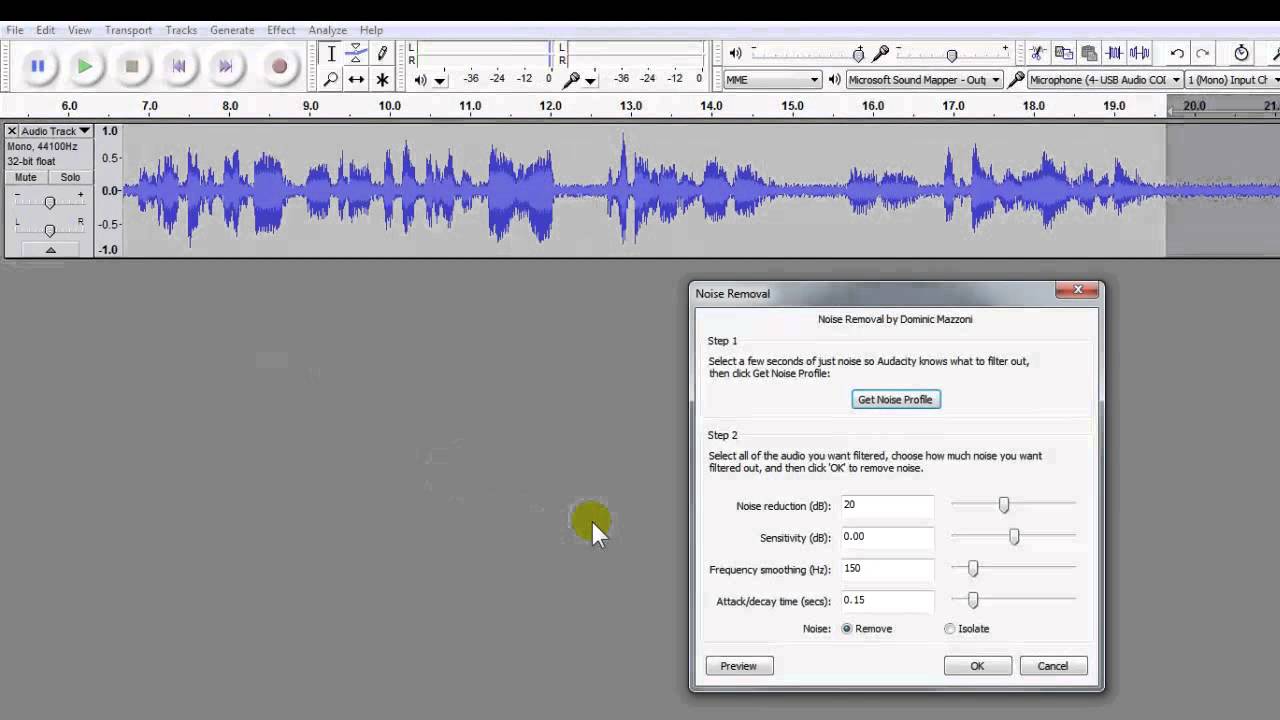 Learn How to Easily Remove Hum, Hiss or Noise in Your Audio With FREE ...