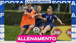 L’allenamento delle Azzurre | Verso Italia-Malta