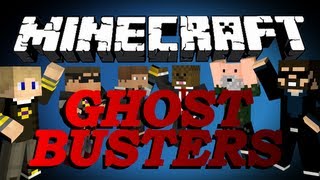 BRAND NEW Minecraft GhostBusters Minigame w/ SkyDoesMinecraft and Friends!