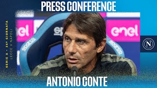 LIVE | La conferenza stampa di Antonio Conte in vista di Lecce - Napoli
