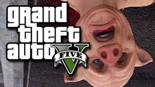 GTA 5 Online Random Moments! - Fighting for Planes and Fish! (GTA 5 Funny Gameplay)