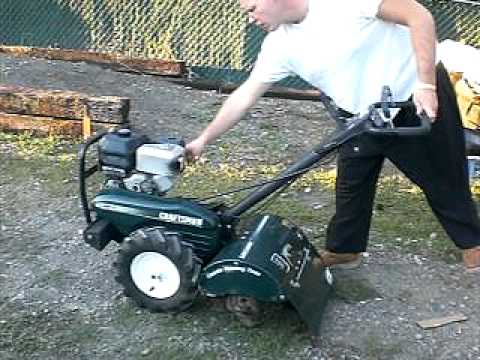 Craftsman Tiller 17" 6.5 HP - YouTube