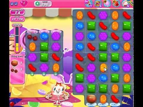 How to beat Candy Crush Saga Level 296 - 2 Stars - No Boosters - 73