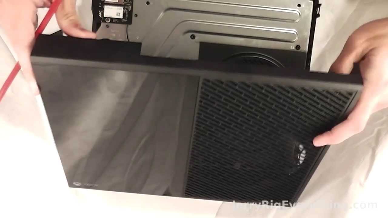 NEW XBox One Complete Teardown, Hard drive replacement, Disk Drive swap