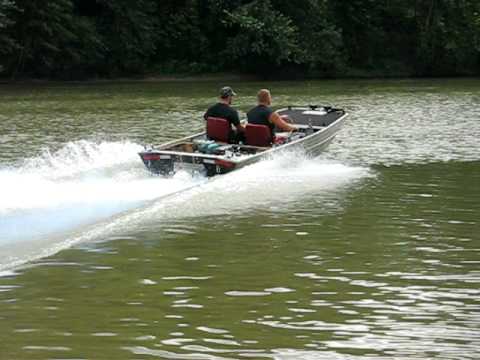 1100cc jet ski john boat jon boat - YouTube