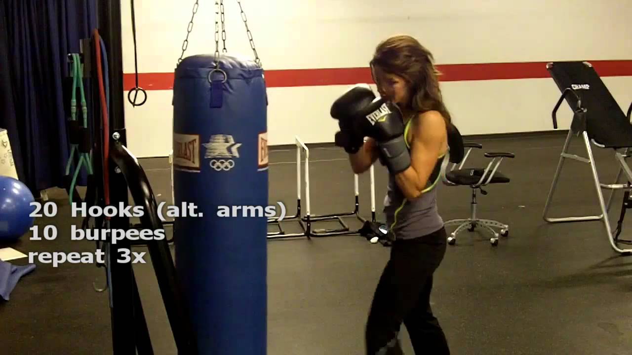 kickboxing workout videos with bag