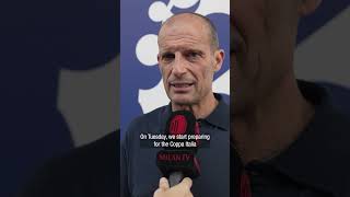 Allegri on today's friendly 🎙? | #Shorts