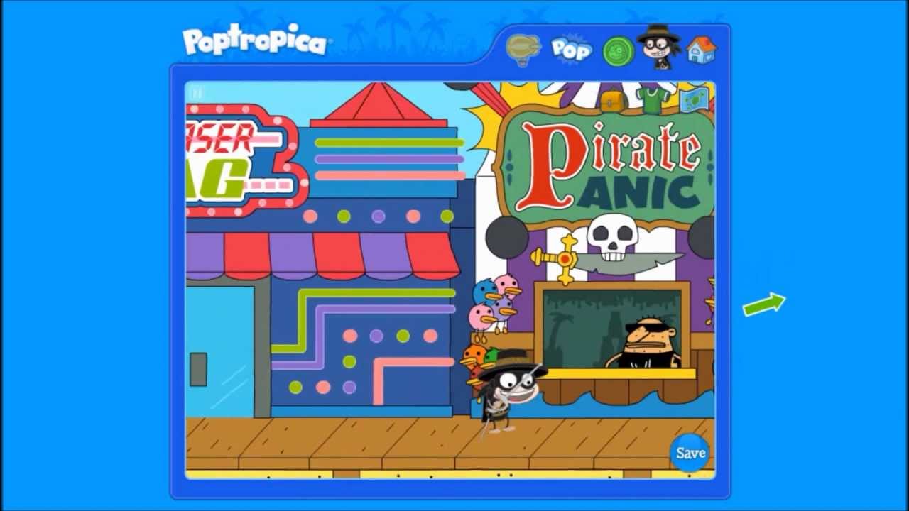 Poptropica Wimpy Boardwalk Walkthrough *HD* Part 1/2 - YouTube