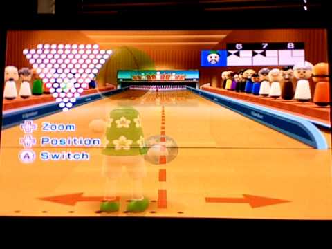 wii sports resort bowling perfect game