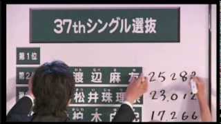 【AKB48 37thシングル 選抜総選挙】速報発表 メディア独占生中継