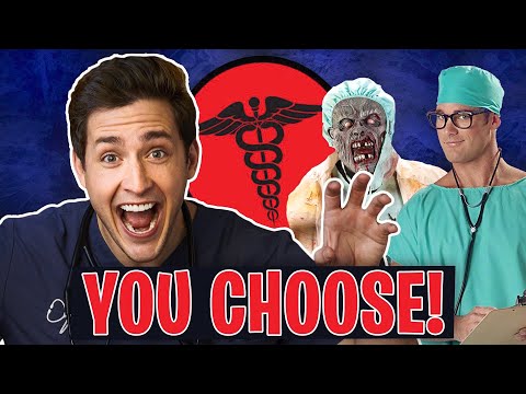 Doctor Tries on FUNNY Medical Halloween Costumes