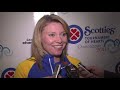 2011 Scotties Tournament of Hearts Draw 12 Media Scrum