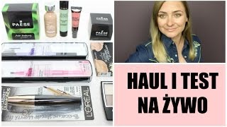 HAUL / TEST NA ŻYWO I ROZDANIE | SZUSZ