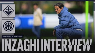 SIMONE INZAGHI | INTERVISTA PRE-MATCH | FIORENTINA vs INTER 🎙️⚫🔵??