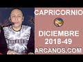 Video Horscopo Semanal CAPRICORNIO  del 2 al 8 Diciembre 2018 (Semana 2018-49) (Lectura del Tarot)