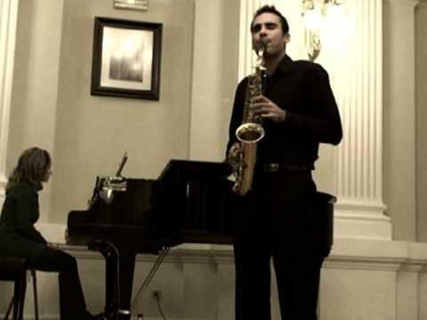 Prelude, Cadence et Finale. Alfred Desenclos. David Pons Saxophone. Sonia Sifres Pianist