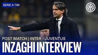 INTER 0-1 JUVENTUS | INZAGHI INTERVIEW 🎙️⚫🔵??