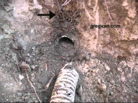 pipe drainage drain perforated problems backyard ipgc