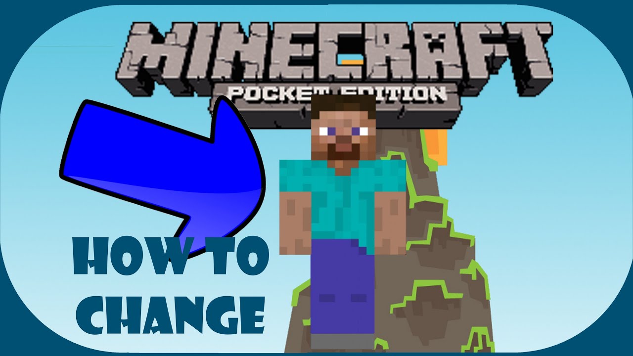 How to Change Your Skin Minecraft Pocket Edition YouTube