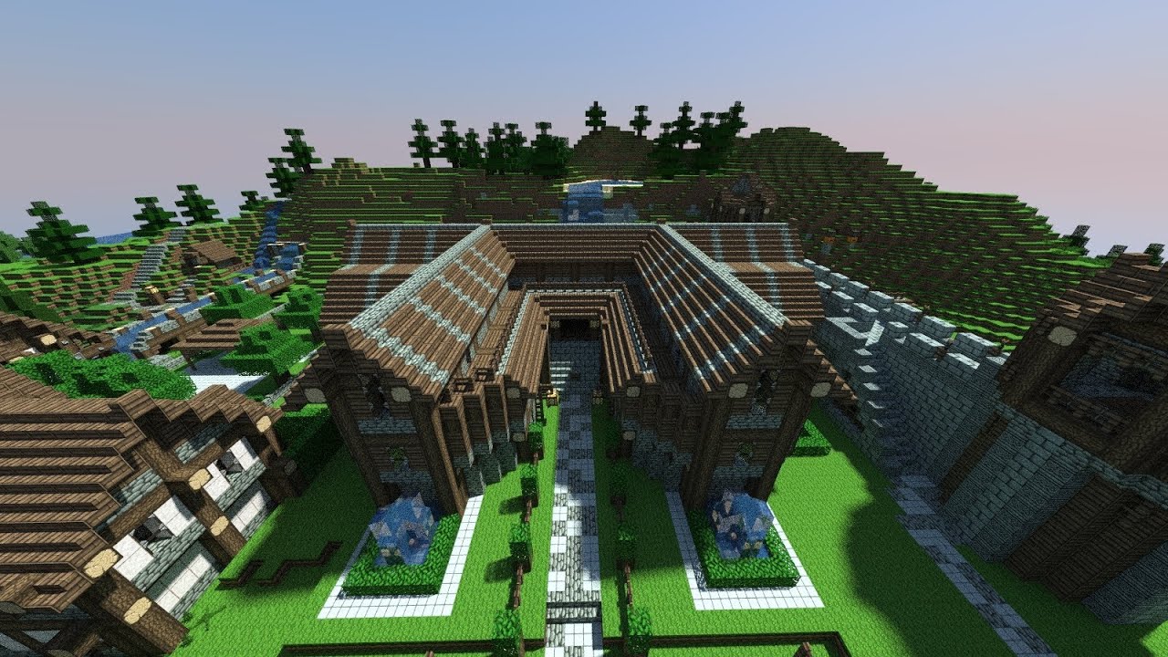 minecraft mansion medieval