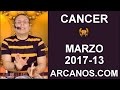 Video Horscopo Semanal CNCER  del 26 Marzo al 1 Abril 2017 (Semana 2017-13) (Lectura del Tarot)