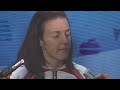 2012 Ford World Women's Curling Championship Draw 5 Media Scrum