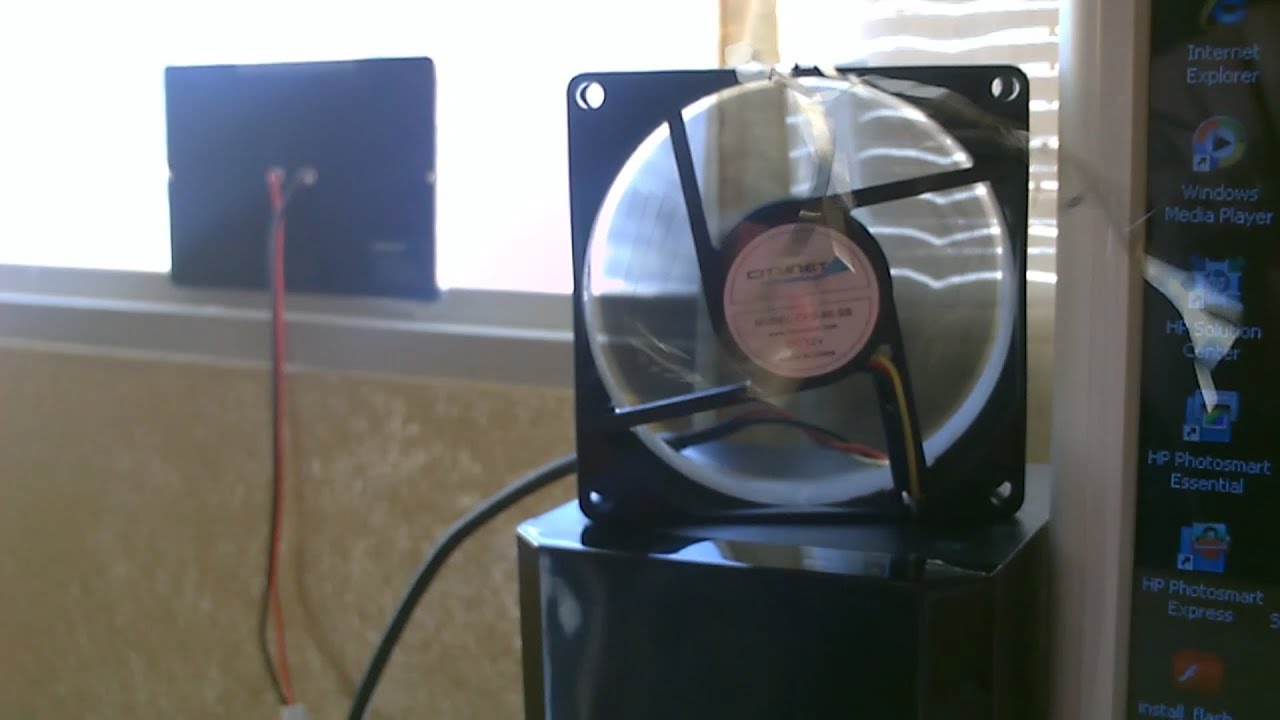 how to make a solar powered desk fan - simple diy project