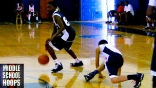 Elijah Hardy DROPS DEFENDER - 2013 CP3 Rising Stars National Camp - Class of 2018 Basketball