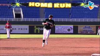 20130629 CPBL 獅 V.S 桃猿  2上 郭俊佑, 鄧志接接連兩支全壘打