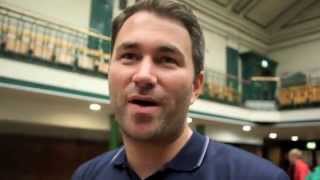 EDDIE HEARN POST-SHOW INTERVIEW FROM YORK HALL - PRIZEFIGHTER LIGHT WELTERWEIGHTS III