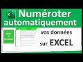 Num?roter automatiquement les lignes apr?s chaque nouvelle entr?e sur EXCEL