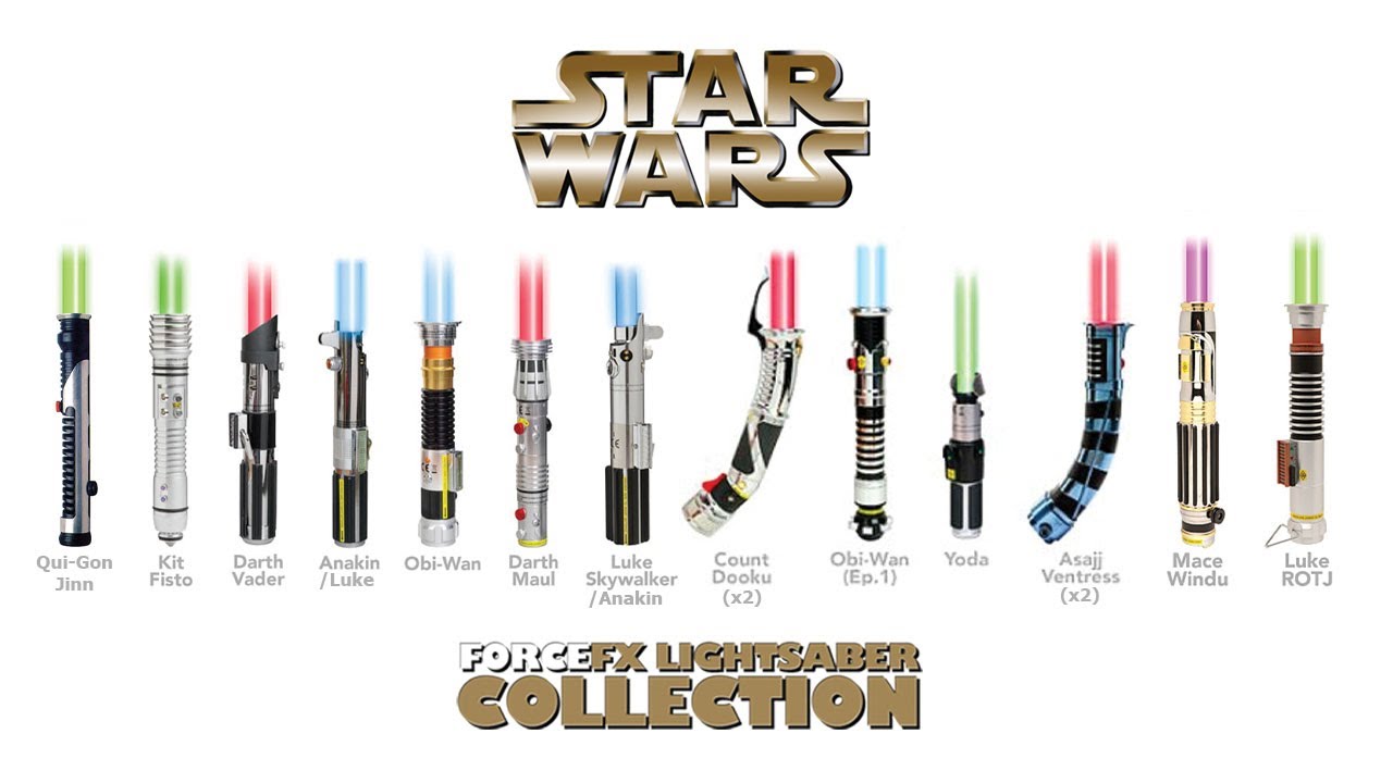 types of star wars lightsabers