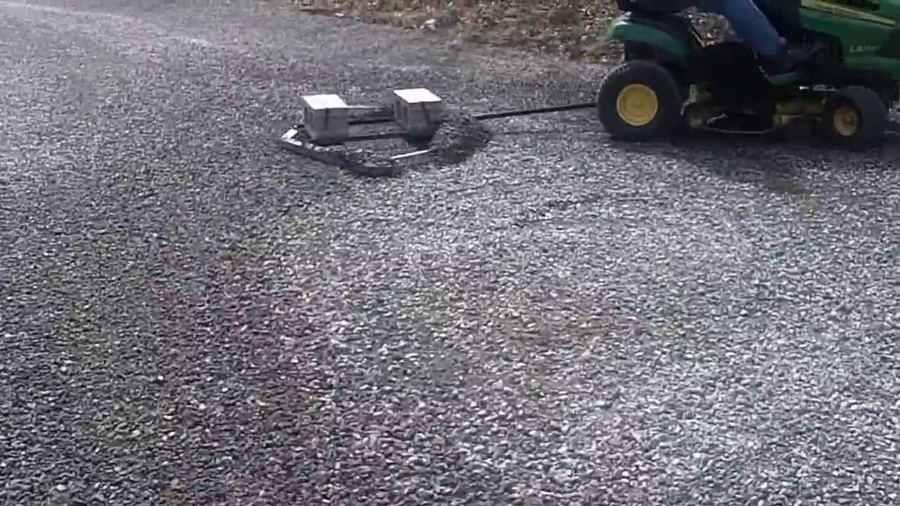 Yard Tuff Gravel Drag YouTube