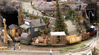Kleinbahn und Modellbahn Diorama auf der Modellbaumesse Kassel