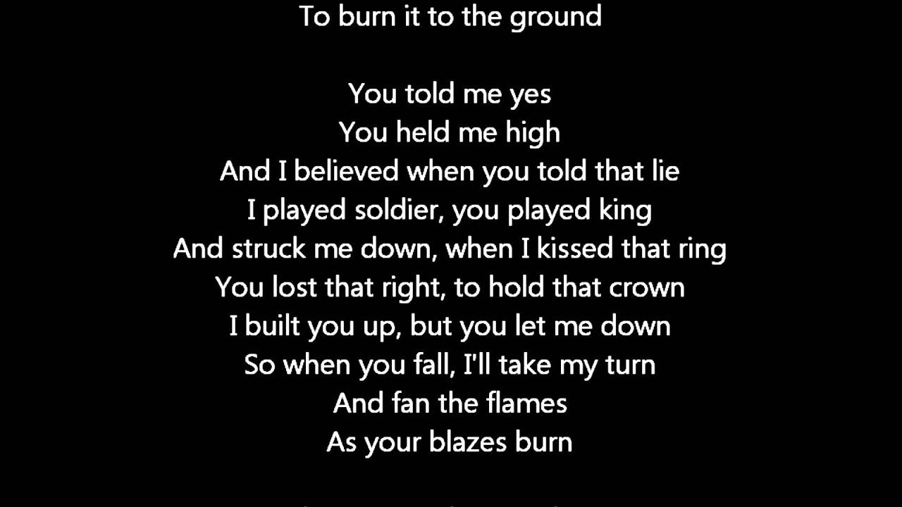 Lincoln Park - Burn it down Lyrics - YouTube